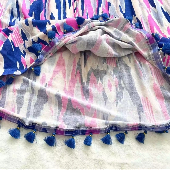 Lilly Pulitzer Palma Amethyst One Too Many Tube Top Med Flirty Resortwear Preppy - Picture 4 of 6